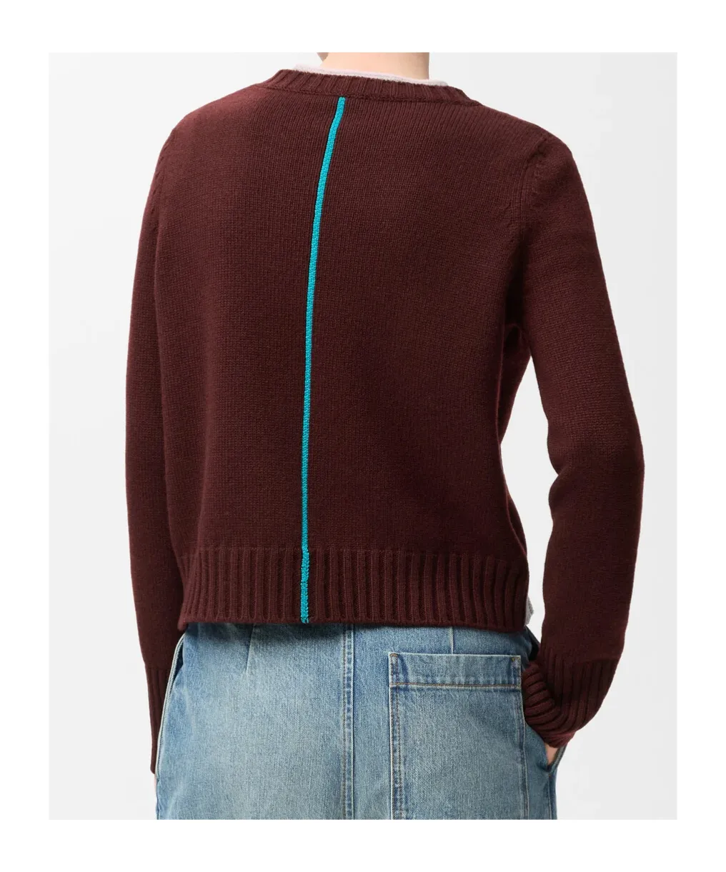 Loewe Anagram Embroidered Knitted Pullover