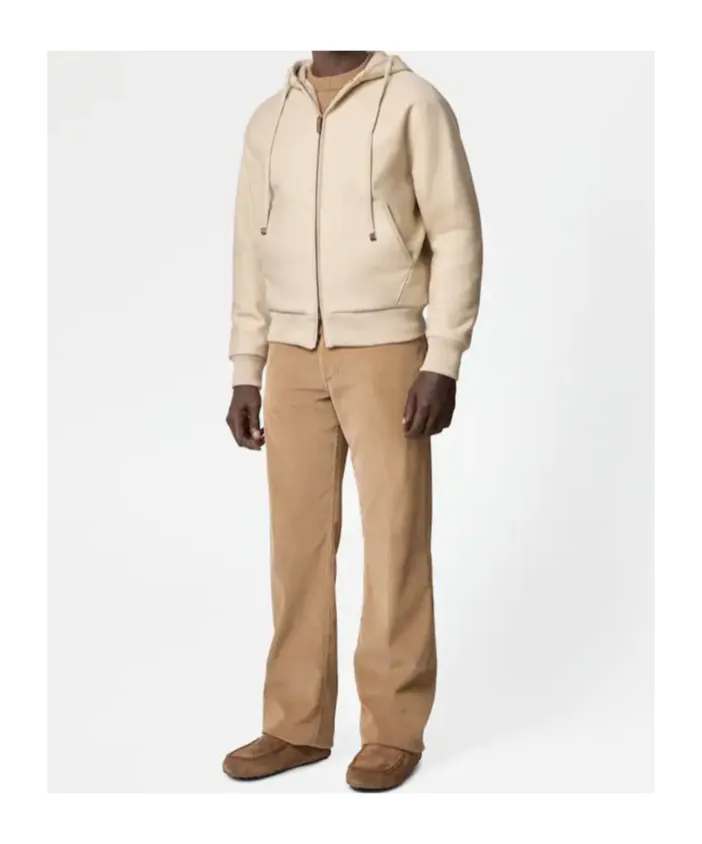 Hooded Zip-Up Bomber Jacket