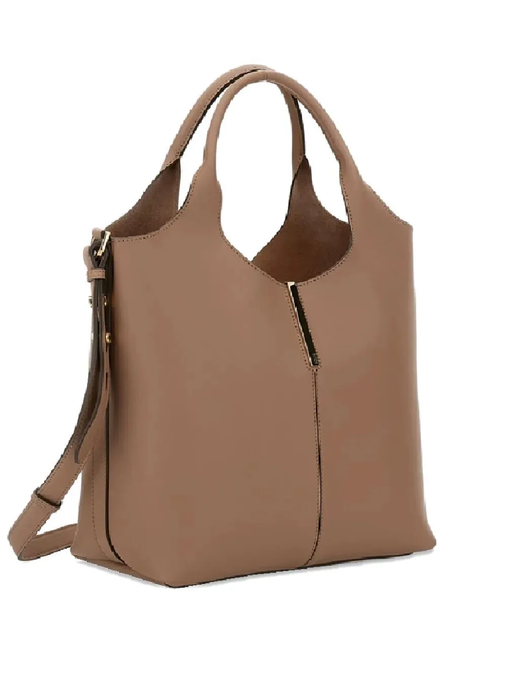 Tod's Logo Engraved Small Shopper Bag