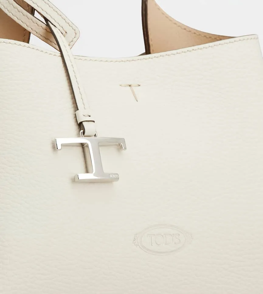 Tod's Logo Embossed Mini Crossbody Bag