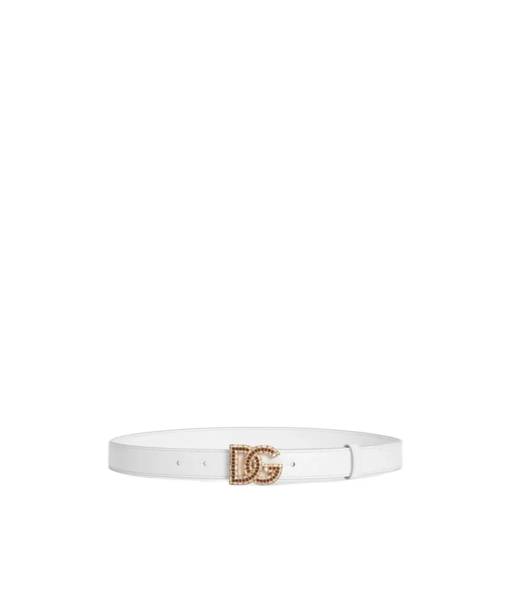 Embellished-Logo Belt