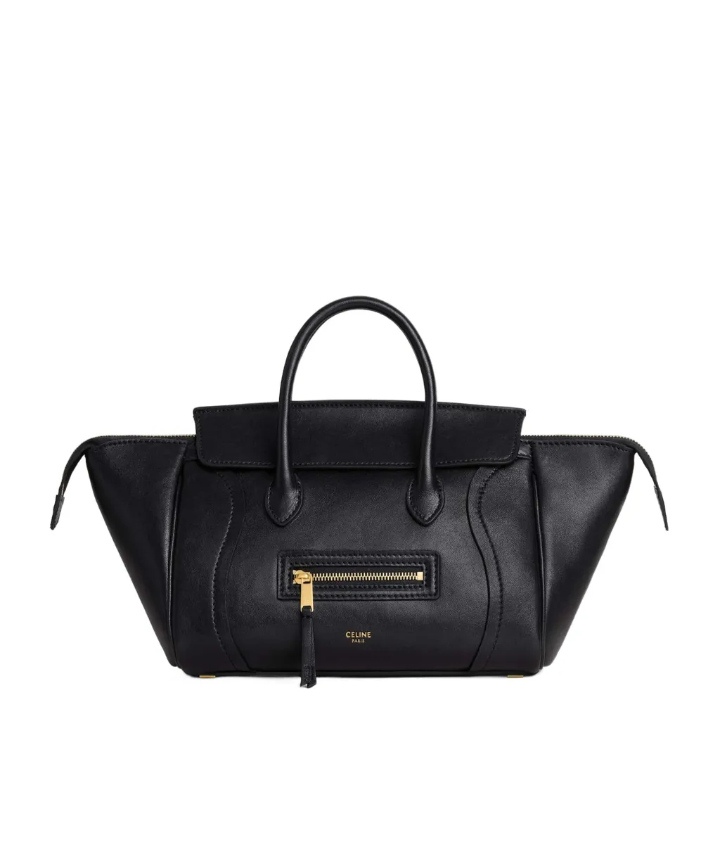 Small New Luggage In Supple Shiny Lambskin