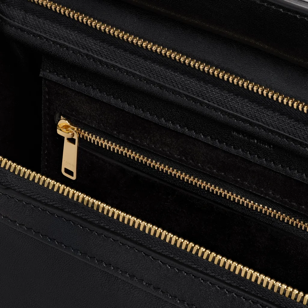 Small New Luggage In Supple Shiny Lambskin