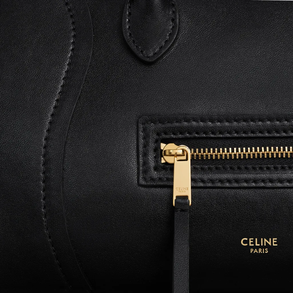 Small New Luggage In Supple Shiny Lambskin