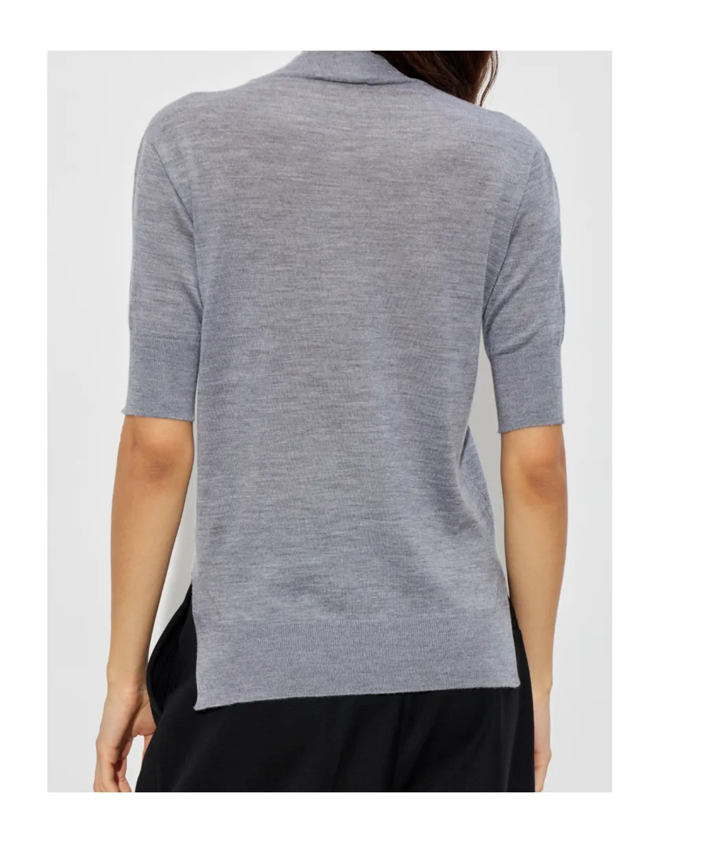 Jil Sander Mock-Neck Knitted Top