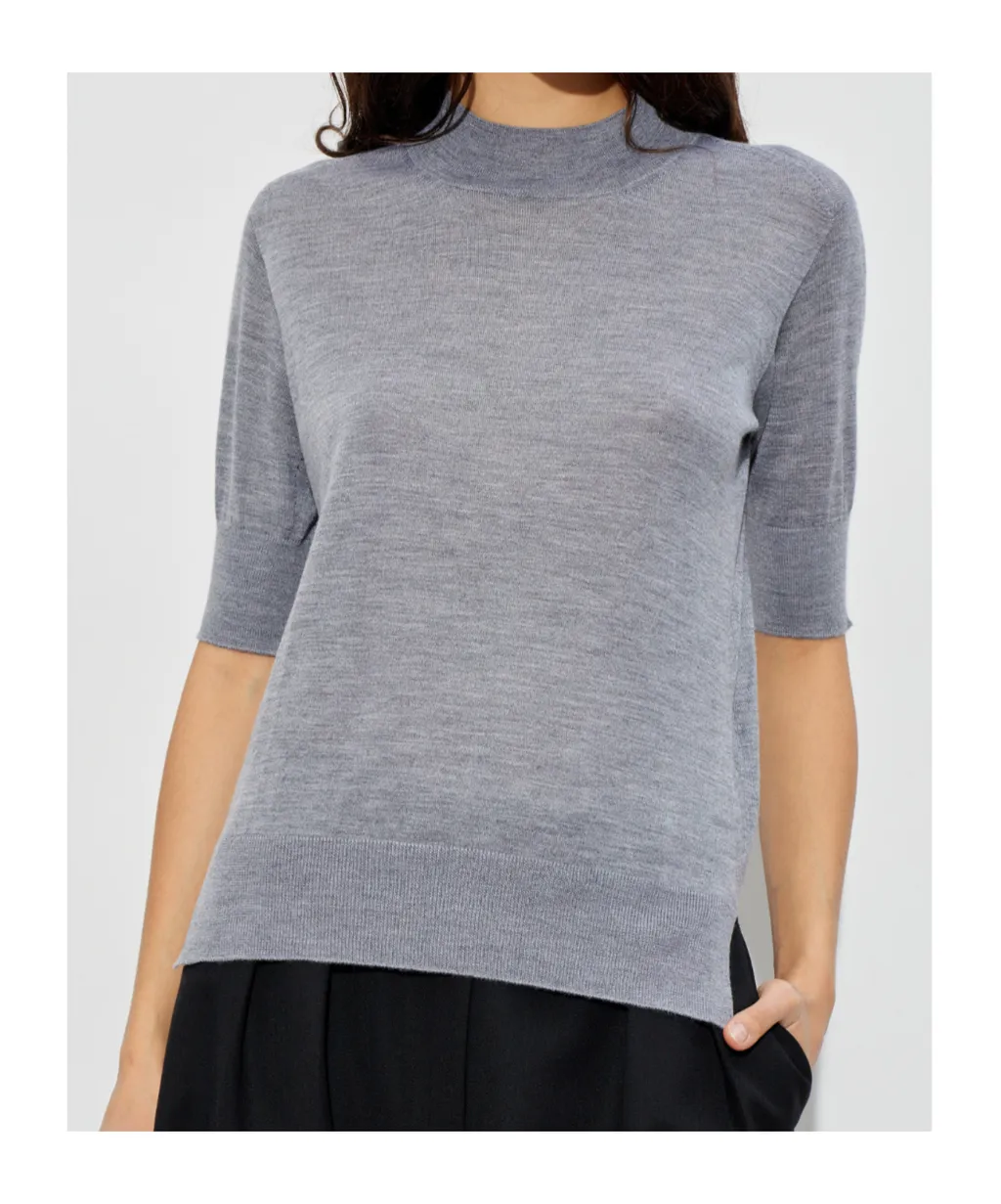 Jil Sander Mock-Neck Knitted Top