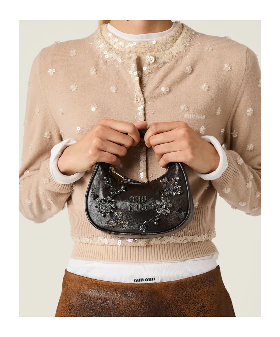 Wander Embroidered Leather Mini-Bag