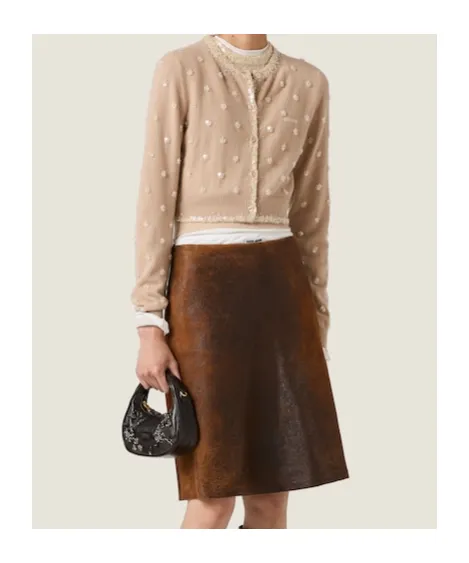 Miu Miu Long Sleeved Cardigan