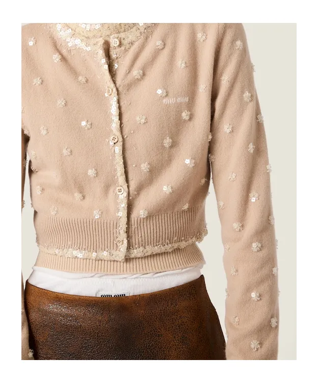 Miu Miu Long Sleeved Cardigan