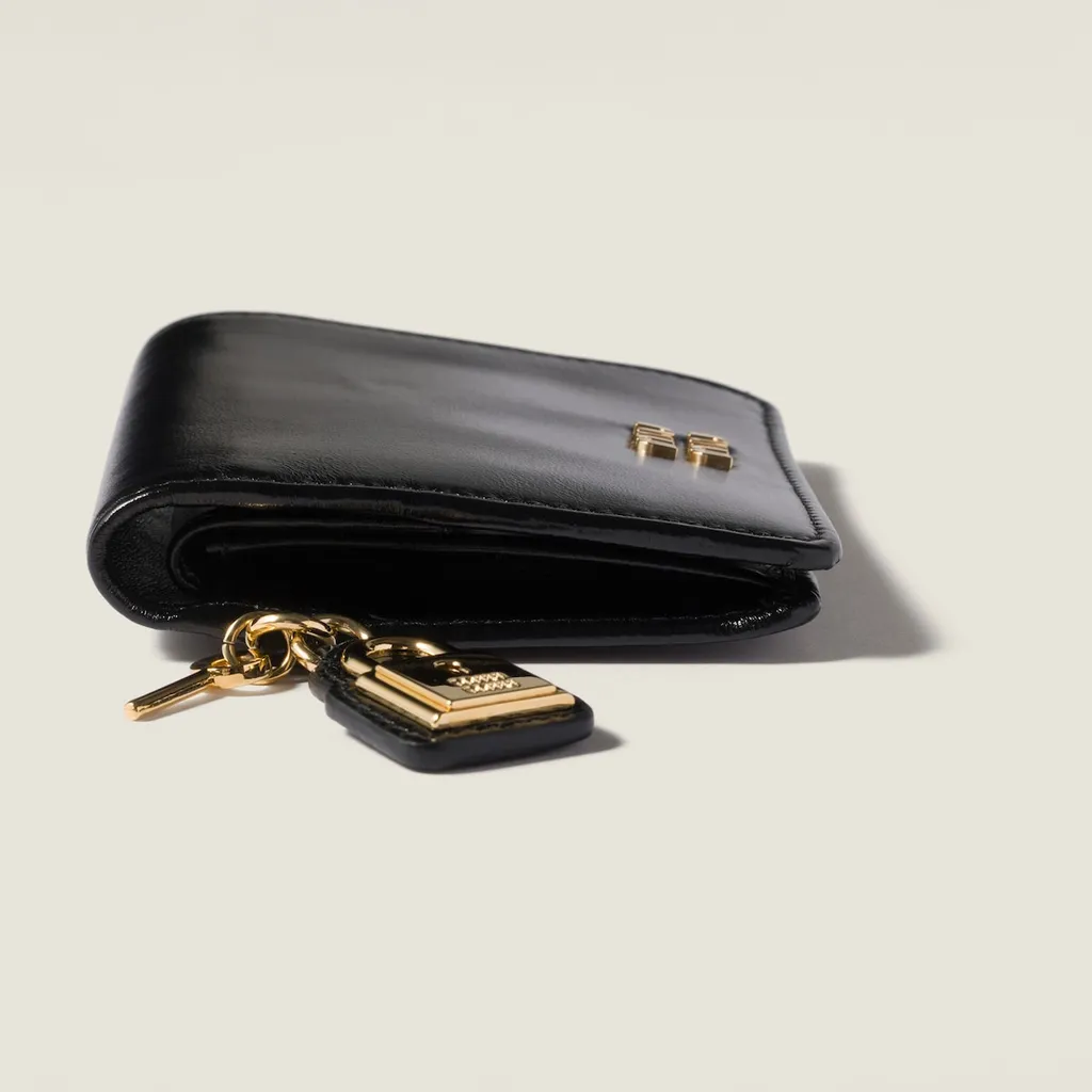 Miu Miu Logo-Lettering Bi-Fold Wallet