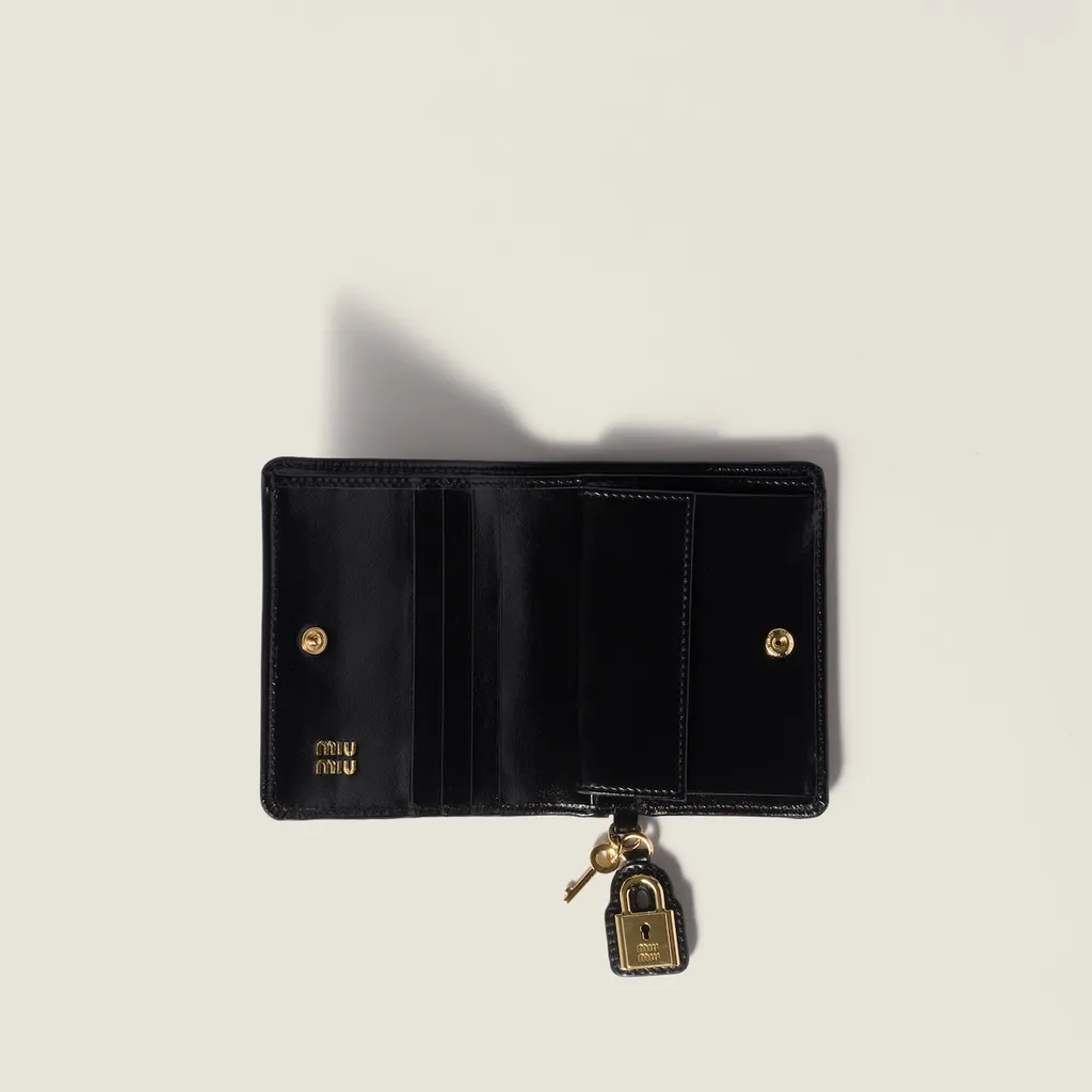 Miu Miu Logo-Lettering Bi-Fold Wallet