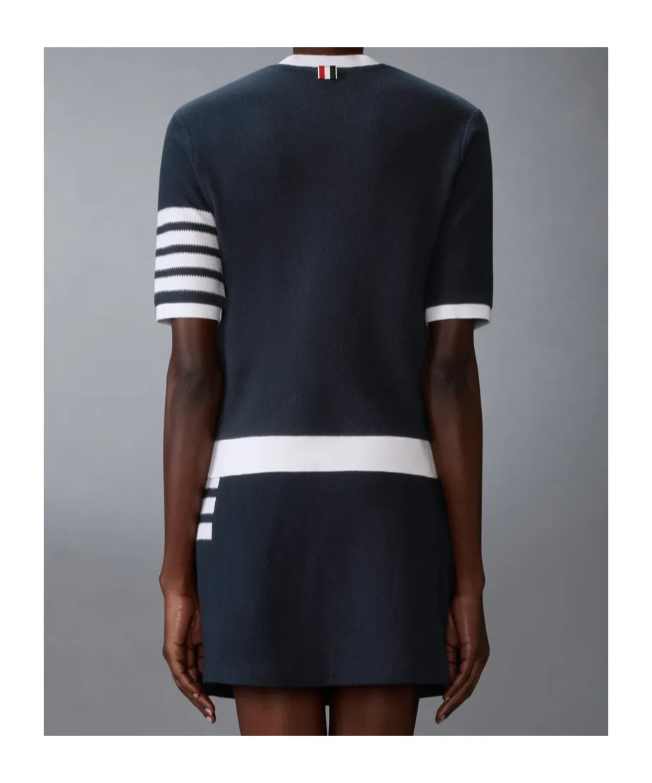 Thom Browne 4-Bar Knitted T-Shirt