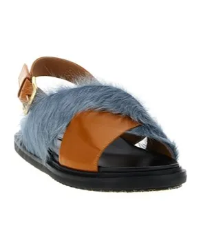 Marni Crossover Strap Fussbett Sandals