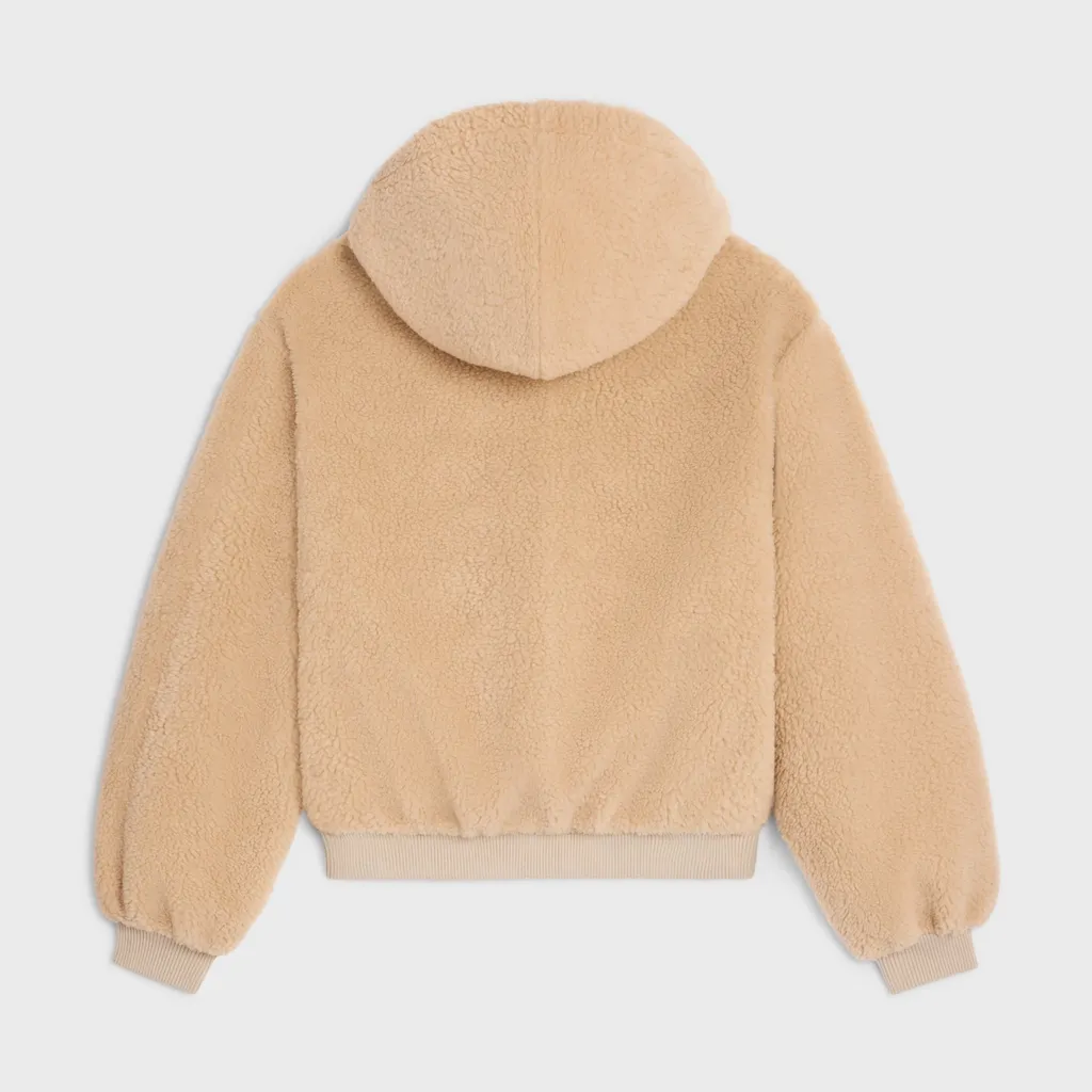 Hooded Jacket In Polar Fleece
