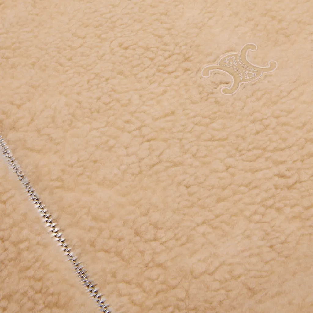 Hooded Jacket In Polar Fleece