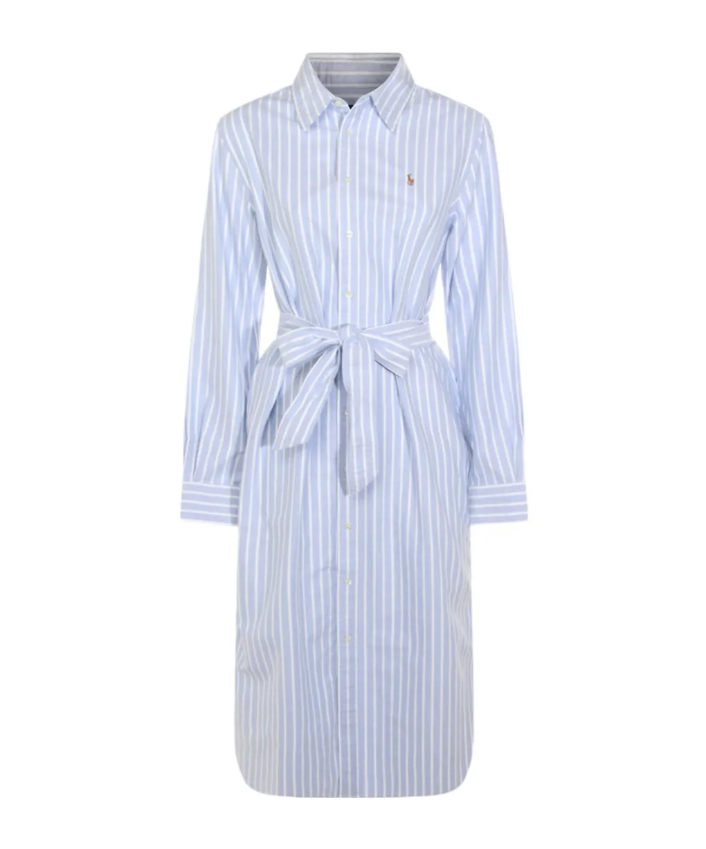 Polo Ralph Lauren Striped Long Sleeved Shirt Dress