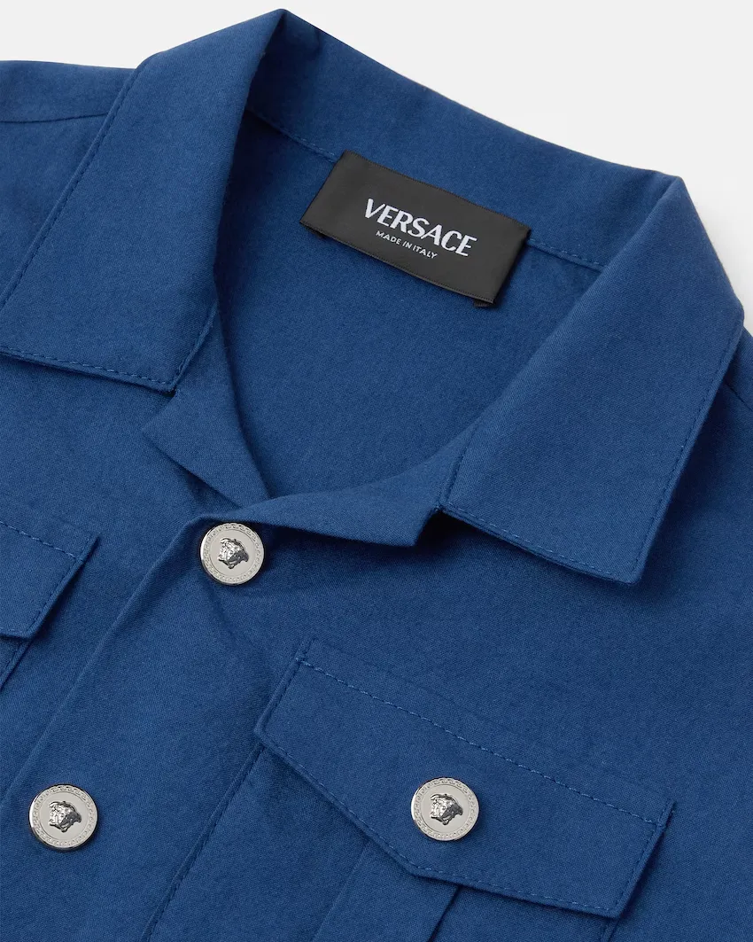 Versace Kids Logo Patch Shirt