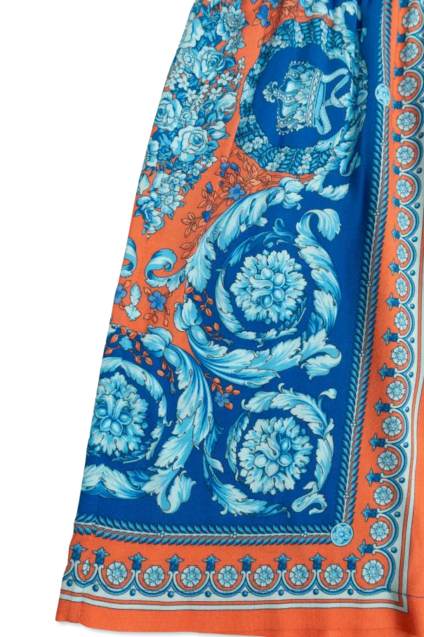 Versace Kids Barocco Printed Shorts