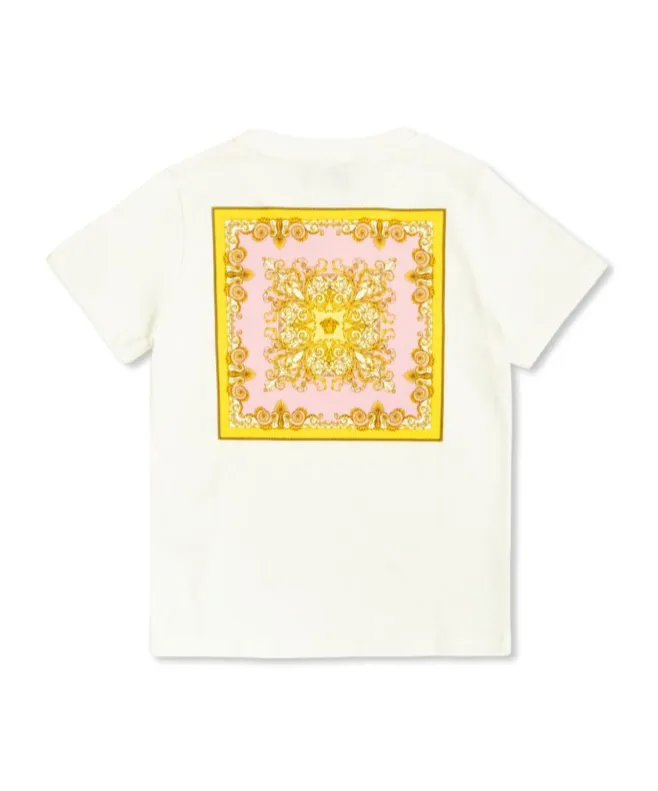 Versace Kids Logo Printed Crewneck T-Shirt