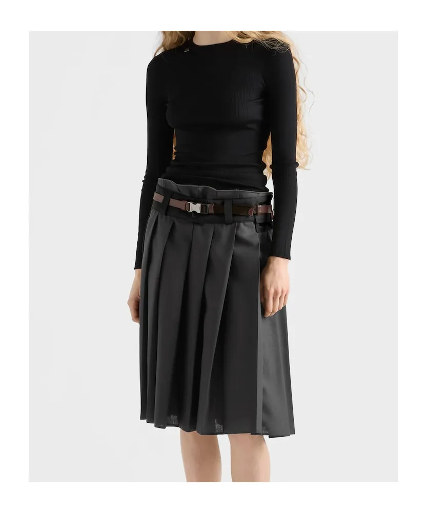 Prada Long-Sleeved Crewneck Jumper