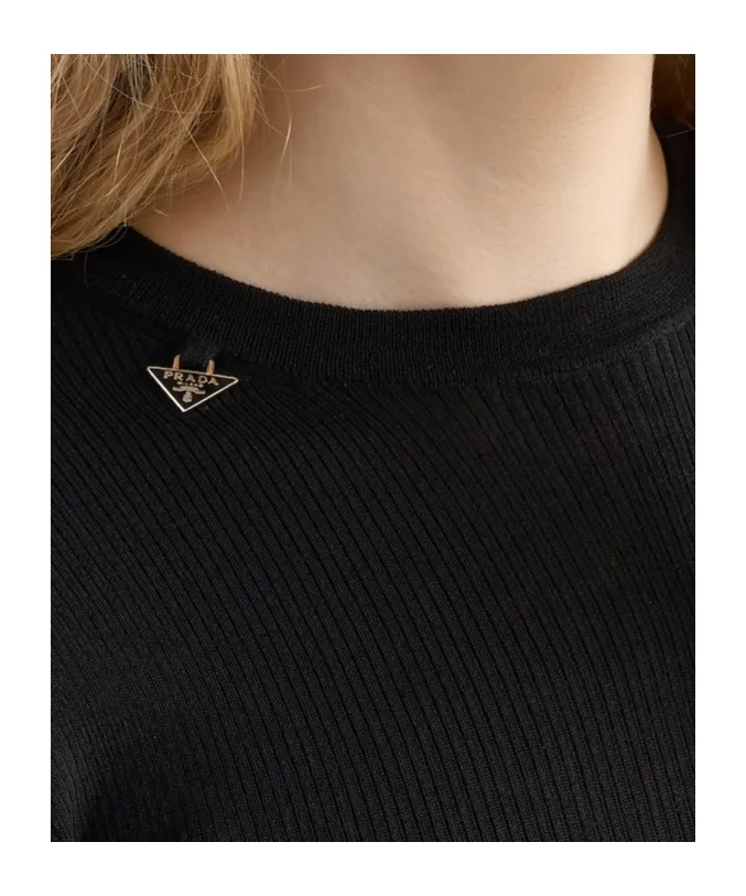 Prada Long-Sleeved Crewneck Jumper
