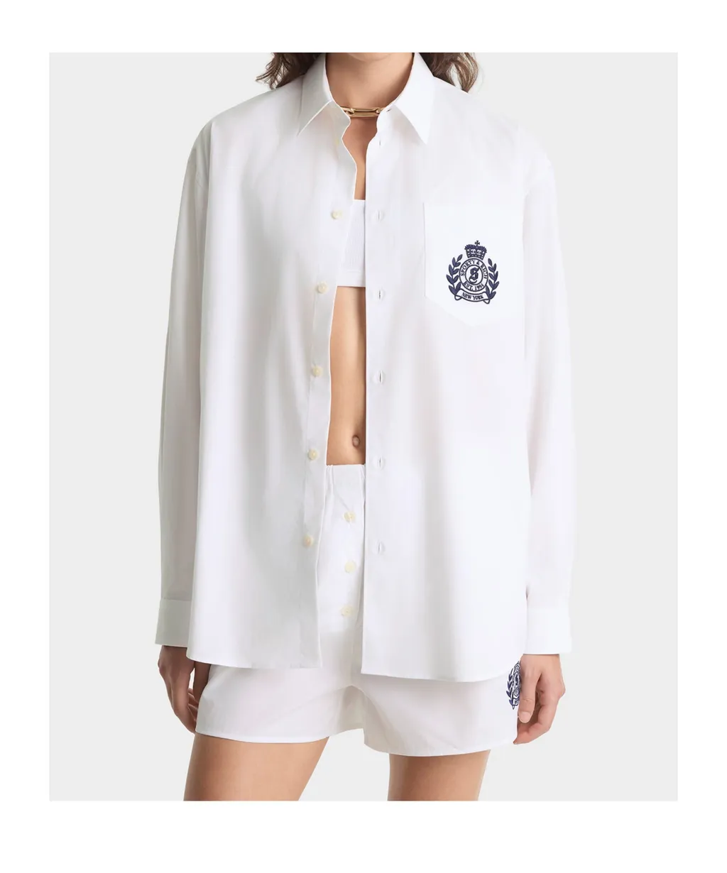 Ny Crest Oversized Shirt