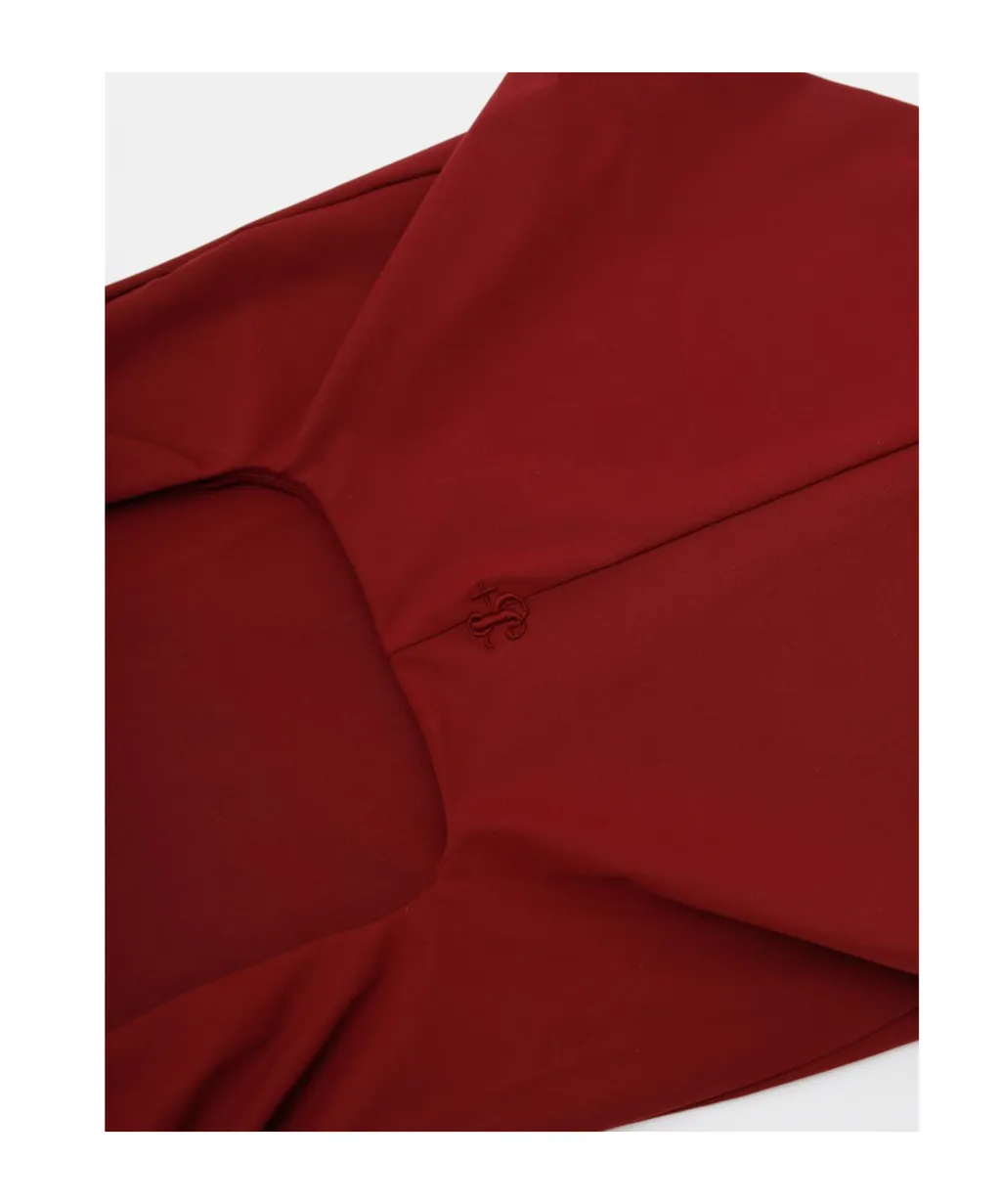 Square-Neck Swimsuit