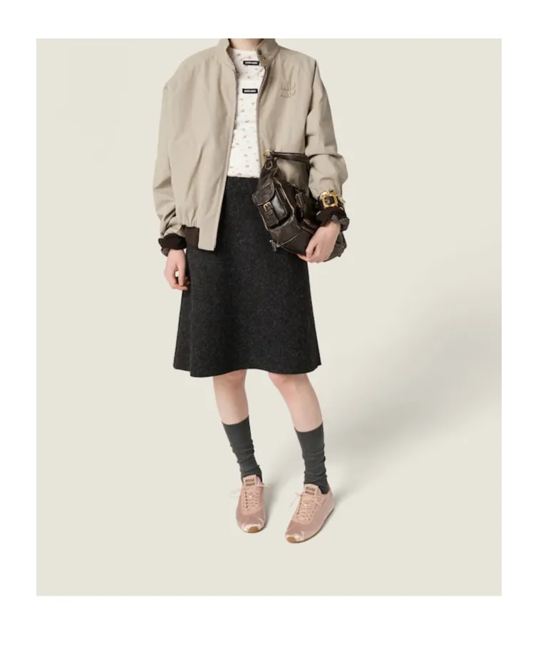 Plume Satin Sneakers