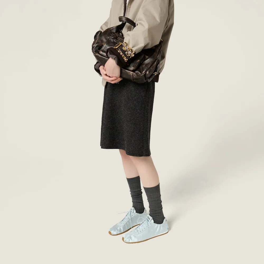 Miu Miu Plume Raso Sneakers