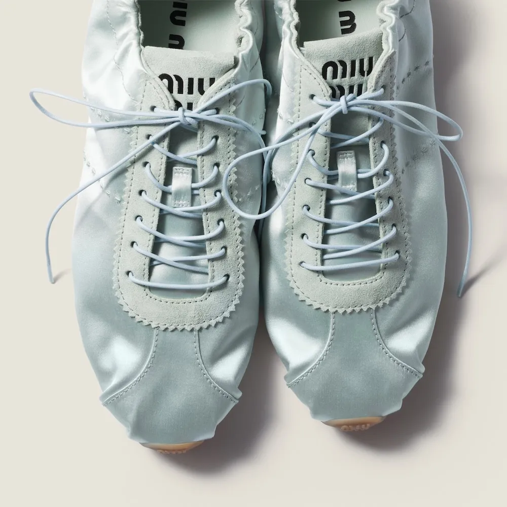 Miu Miu Plume Raso Sneakers
