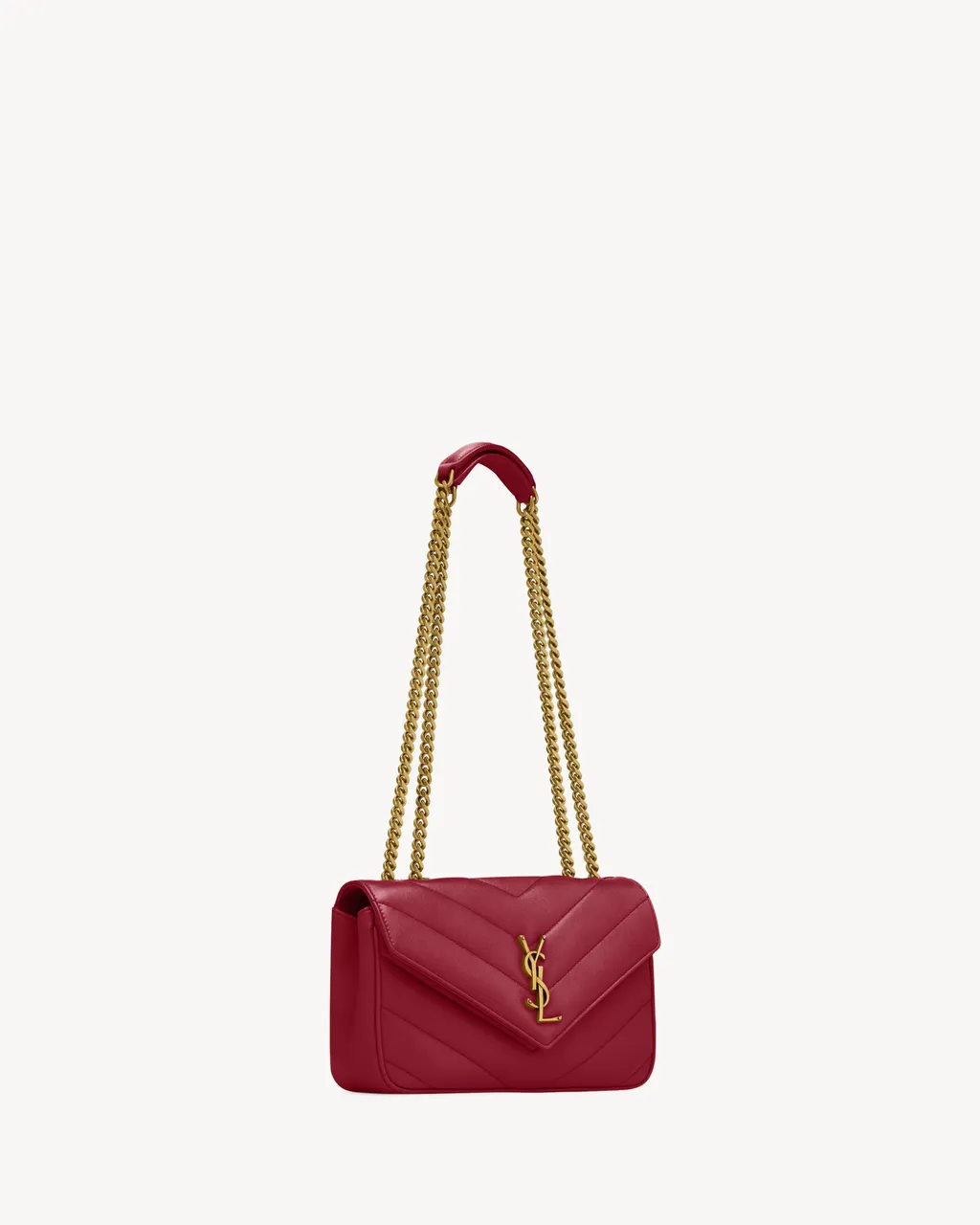 Saint Laurent Loulou Matelassé Small Shoulder Bag