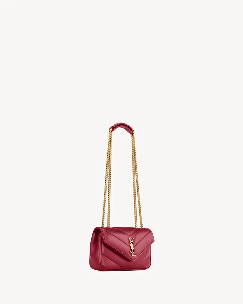 Saint Laurent Loulou Foldover Top Mini Shoulder Bag
