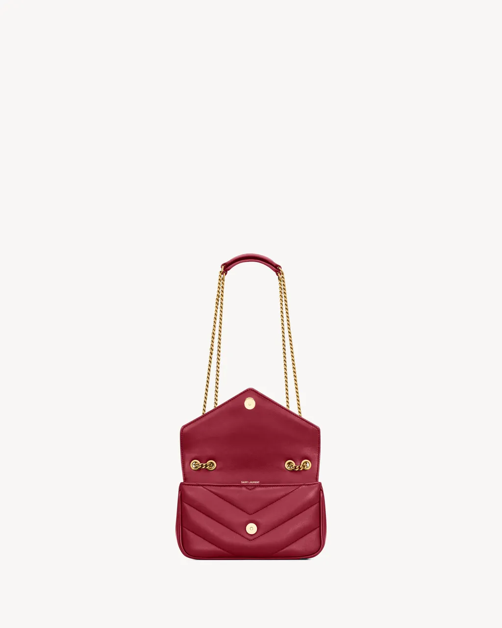 Saint Laurent Loulou Foldover Top Mini Shoulder Bag