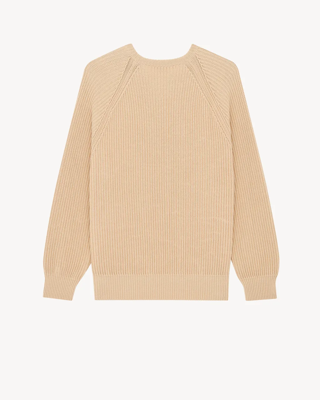 Saint Laurent Crewneck Ribbed-Knit Jumper