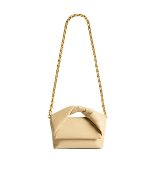 Medium Twister Bag In Taupe Leather
