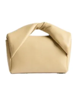 Medium Twister Bag In Taupe Leather