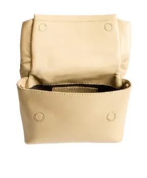 Medium Twister Bag In Taupe Leather
