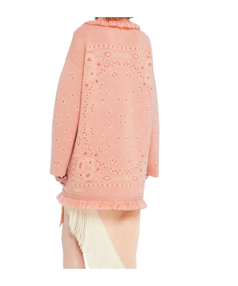 Alanui Bandana Jacquard Cardigan