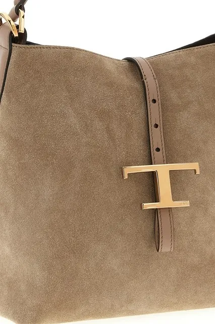 Tod's Logo Plaque Tote Bag