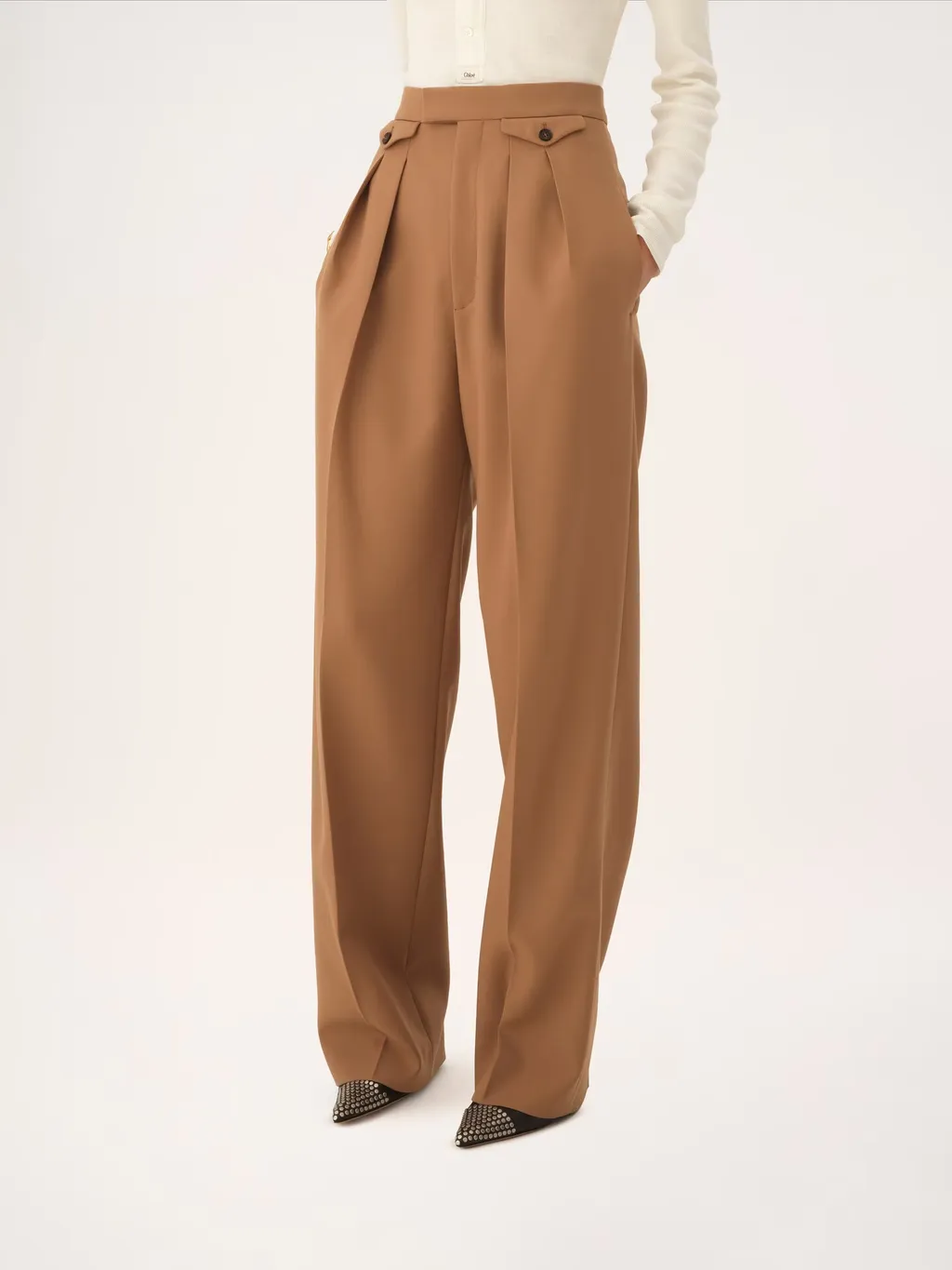 Flap-Pockets Trousers