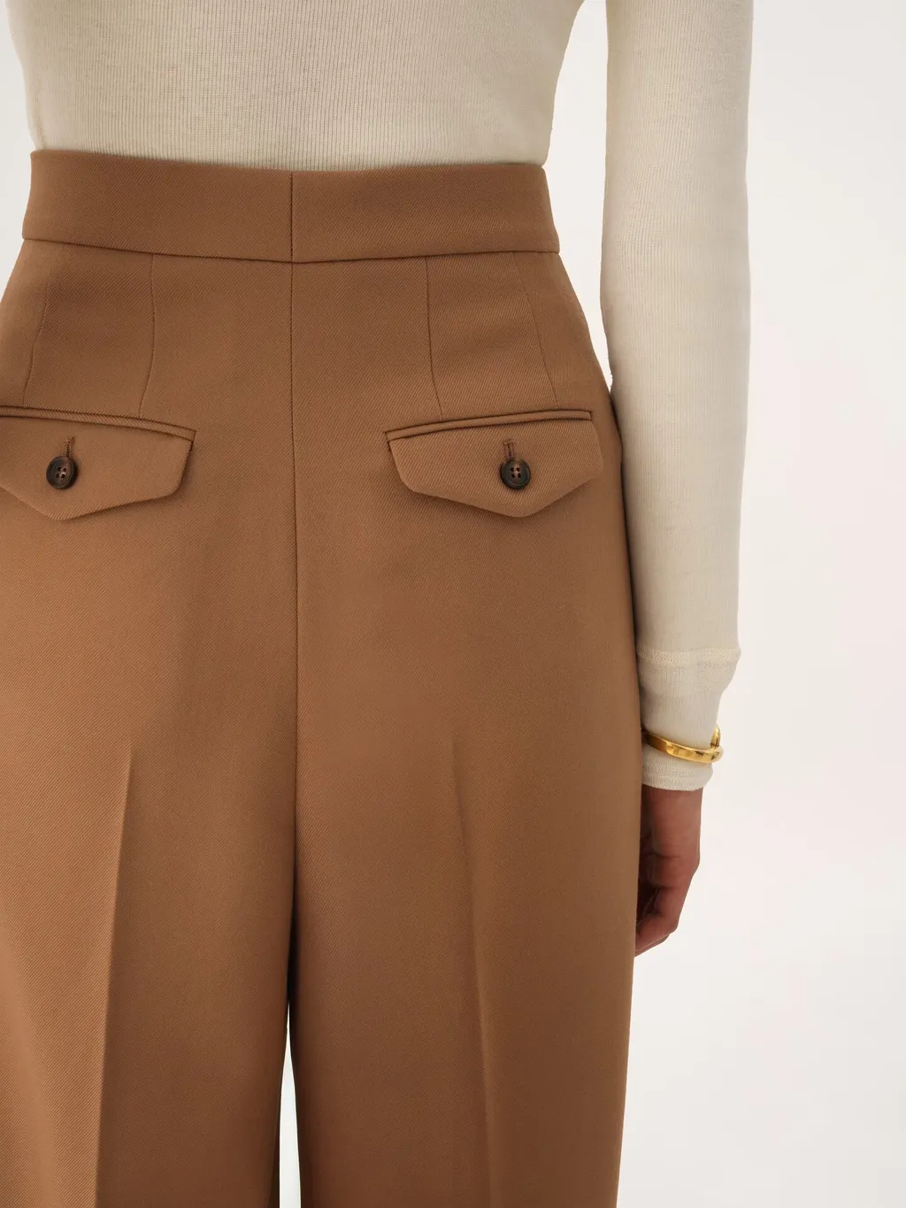 Flap-Pockets Trousers