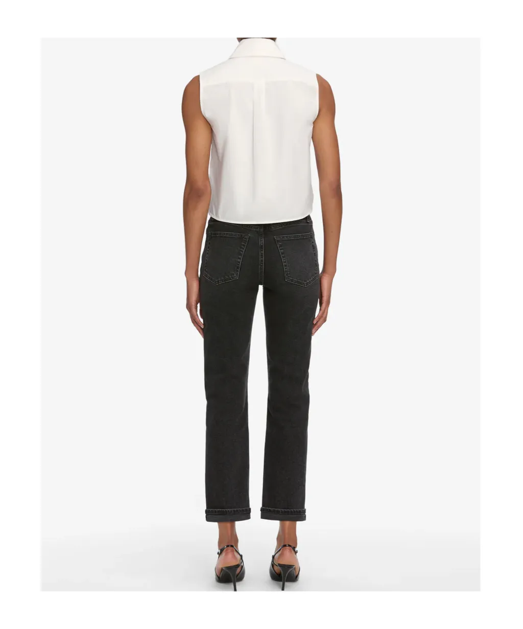 Frame Mid-Rise Slim-Fit Jeans