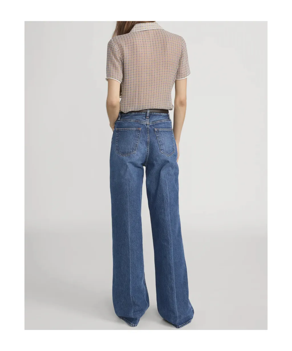 High-Waisted Wide-Leg Jeans