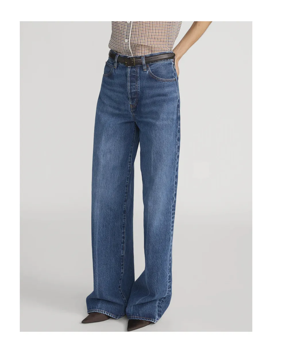 High-Waisted Wide-Leg Jeans