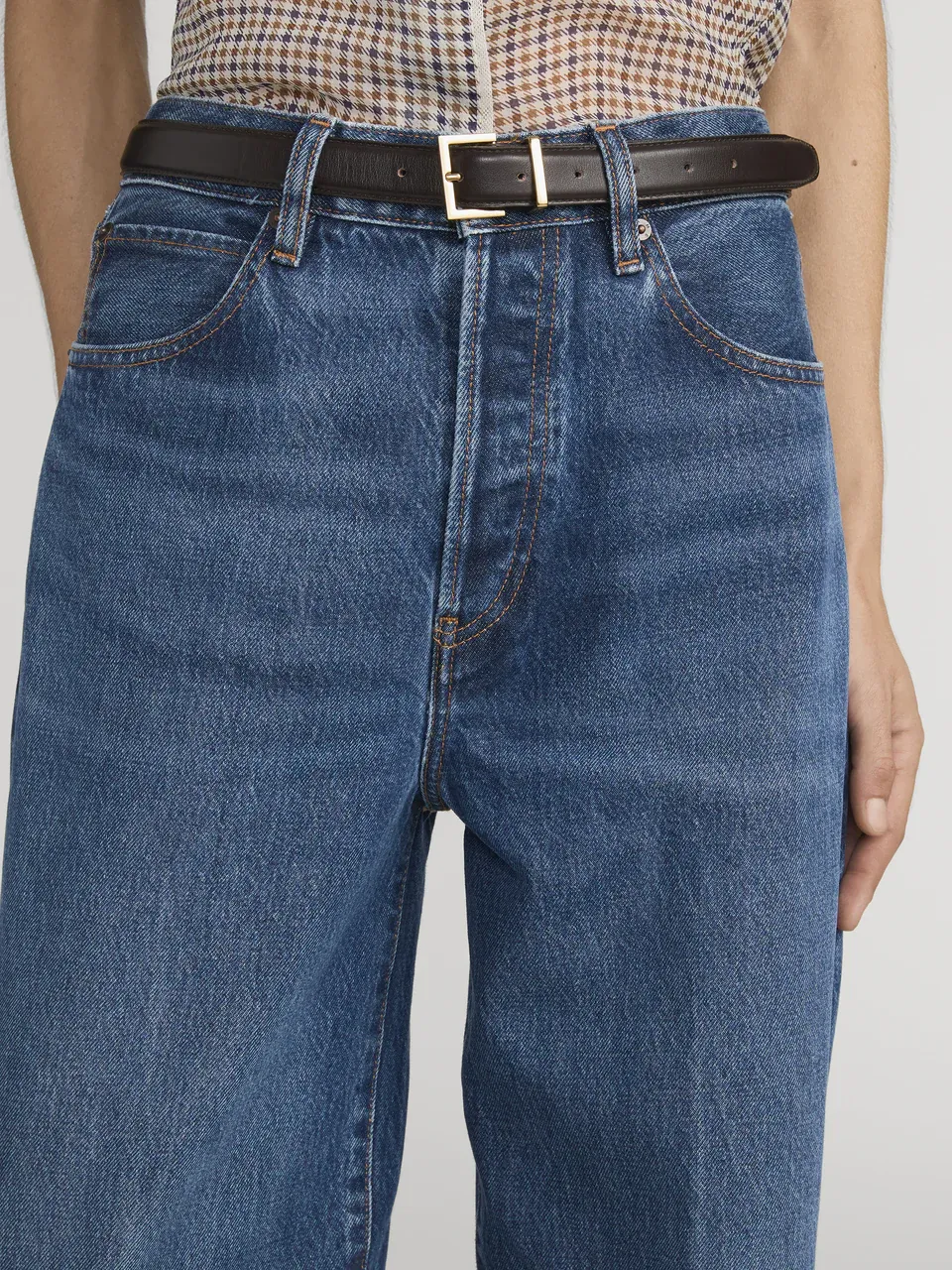 High-Waisted Wide-Leg Jeans
