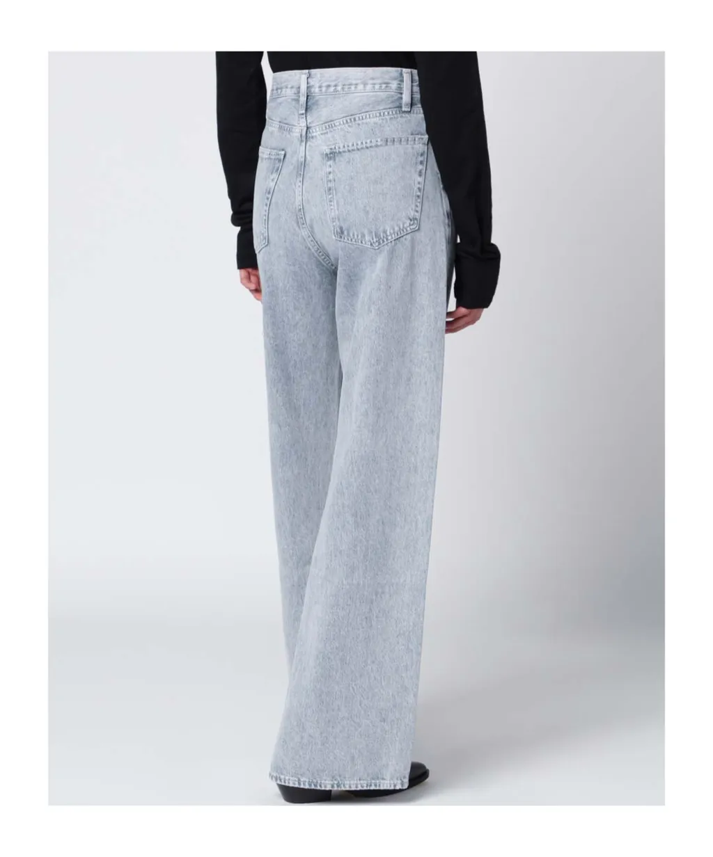 High-Waisted Wide-Leg Jeans