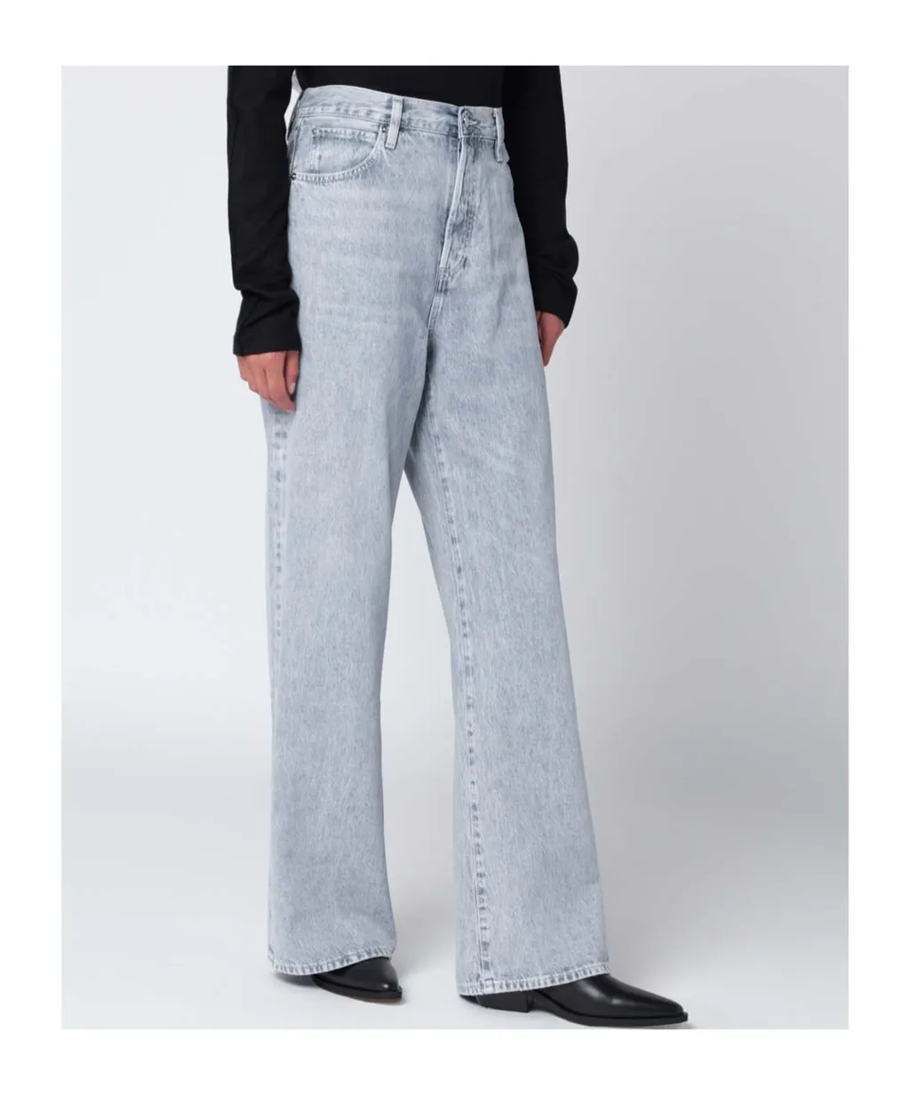 High-Waisted Wide-Leg Jeans