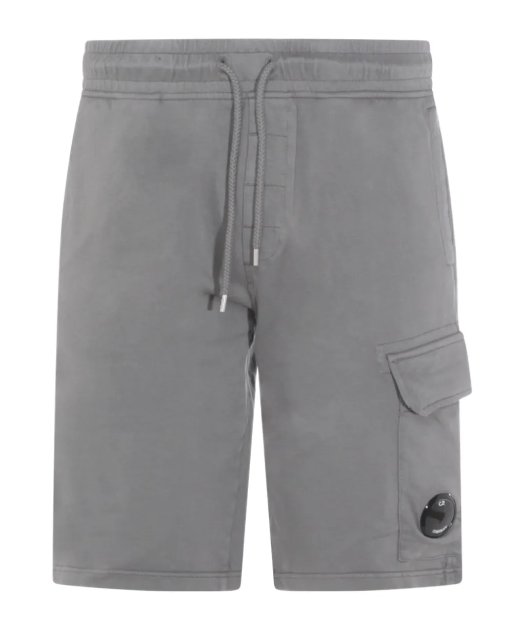 C.P. Company Light Fleece Cargo Lens Sweatshorts