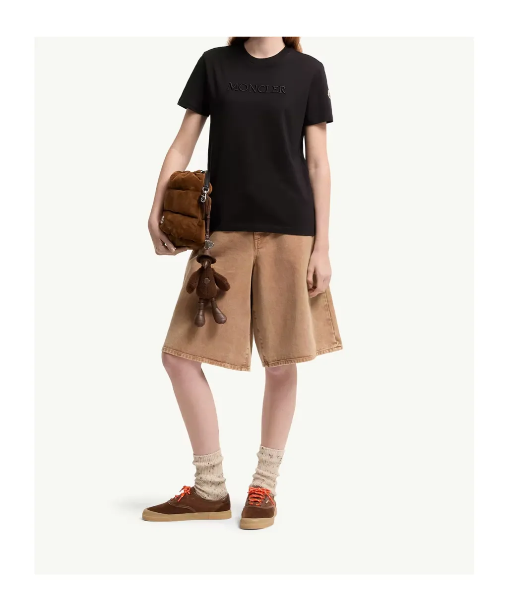 Moncler Embroidered Tonal Logo T-Shirt