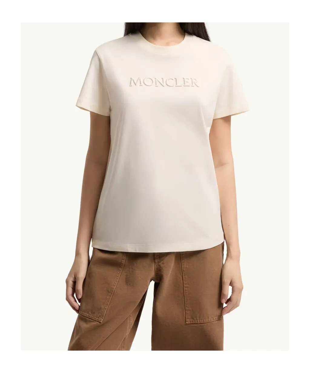 Moncler Embroidered Tonal Logo T-Shirt